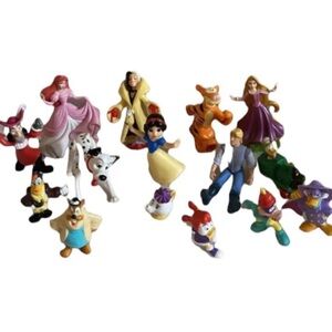 15 Walt DISNEY Characters - Mixed Lot - Toys Action Figures - Cartoon Characters